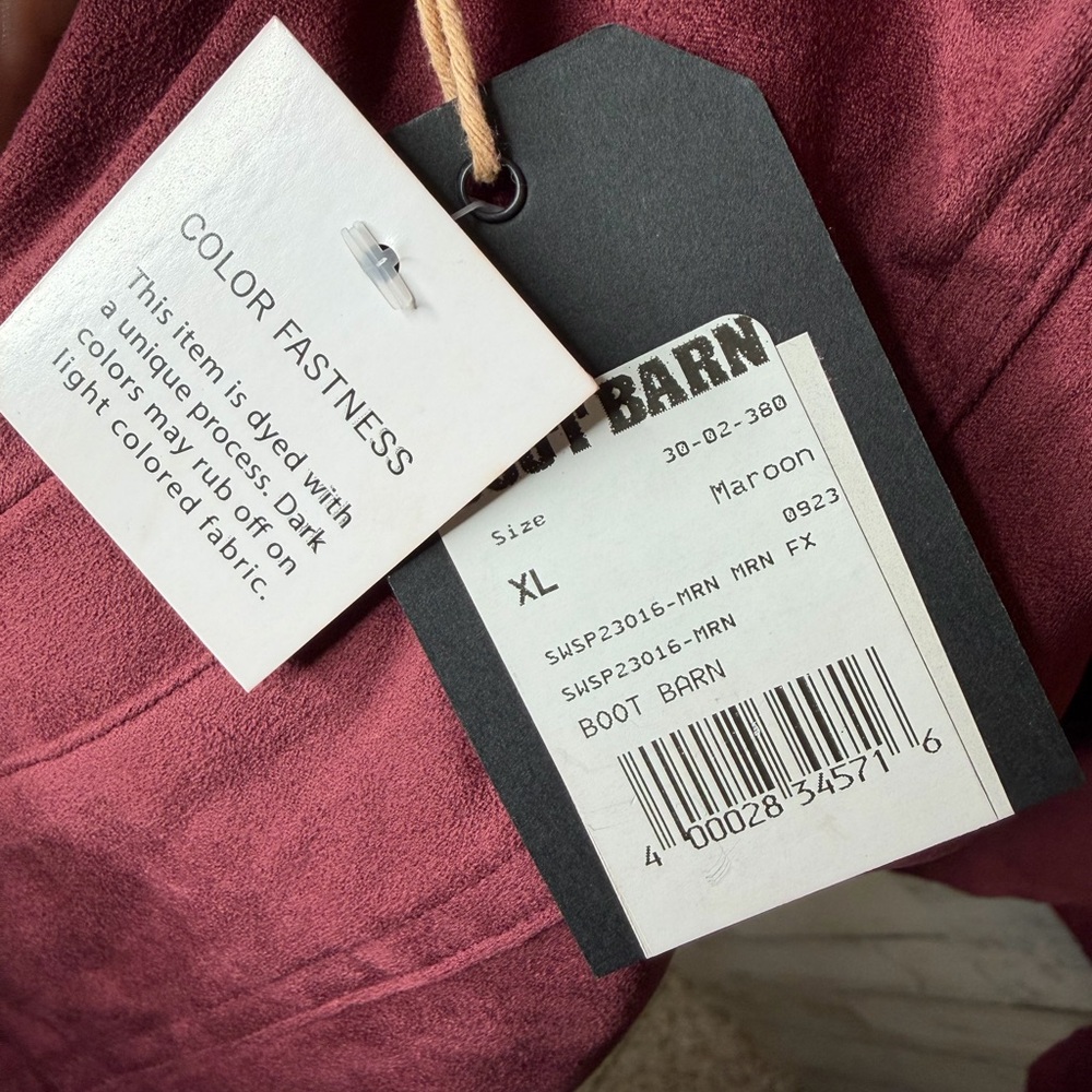 Shyanne Deep Burgundy Women's Blazer - Picture 5 of 6
